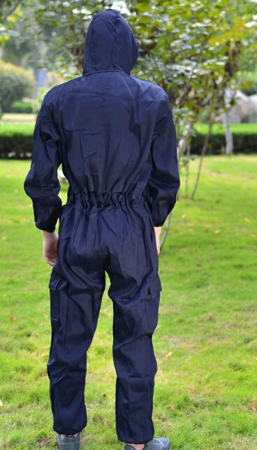 连体工作服长袖劳保服防尘