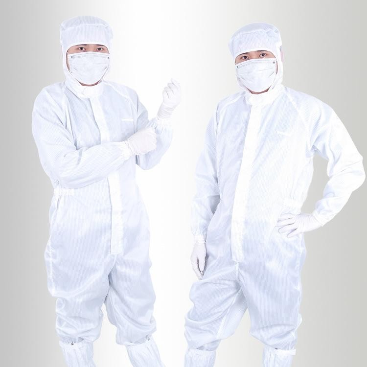 防静电连帽连体服 防静电服定做厂家