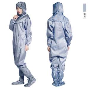防静电连体服无尘服厂家 无尘车间洁净连体服定做